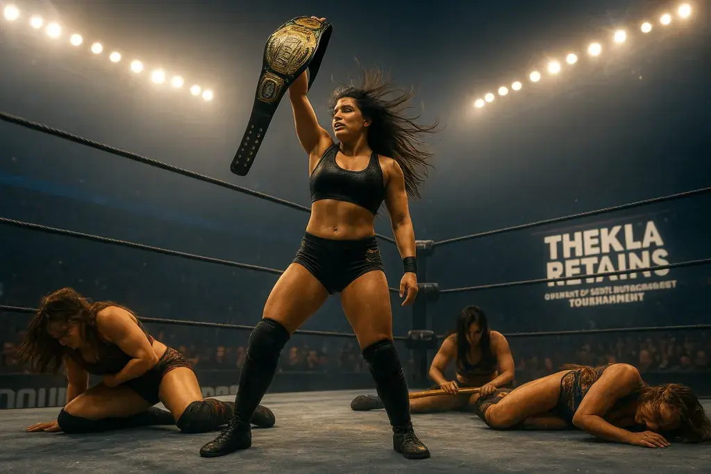 Thekla retains AEW Women's World title in four-way match at Double or Nothing