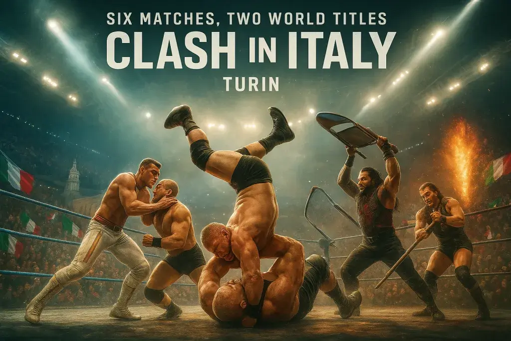 Six Matches, Two World Titles on the Line as WWE Arrives in Turin