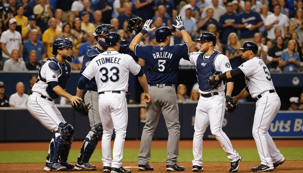 Tampa Bay Rallies Past Milwaukee in 12 Innings to Force Game 5