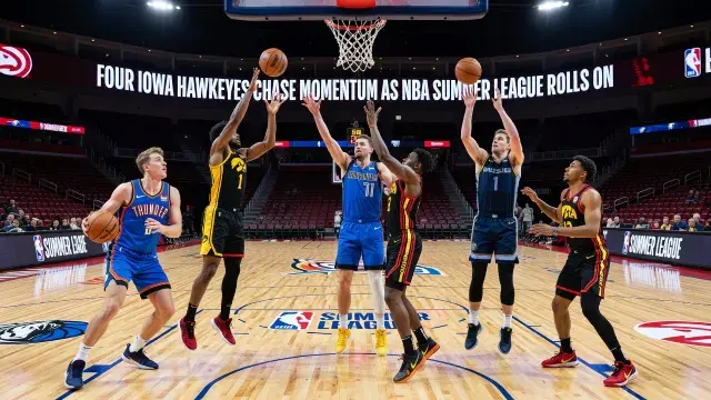 Four Iowa Hawkeyes Chase Momentum as NBA Summer League Rolls On