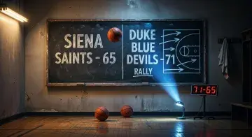 Duke Blue Devils rally from halftime deficit to defeat Siena Saints 71-65 in NCAA first round