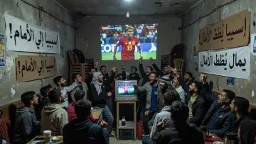 Gaza Fans Cheer Spain Past Saudi Arabia, Driven by More Than Football
