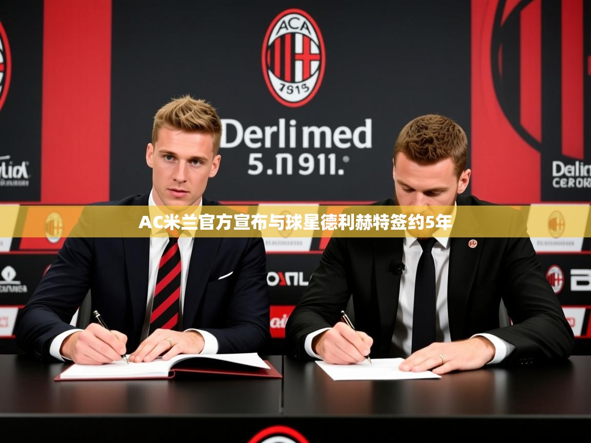 2025AC米兰官方宣布与球星德利赫特签约5年